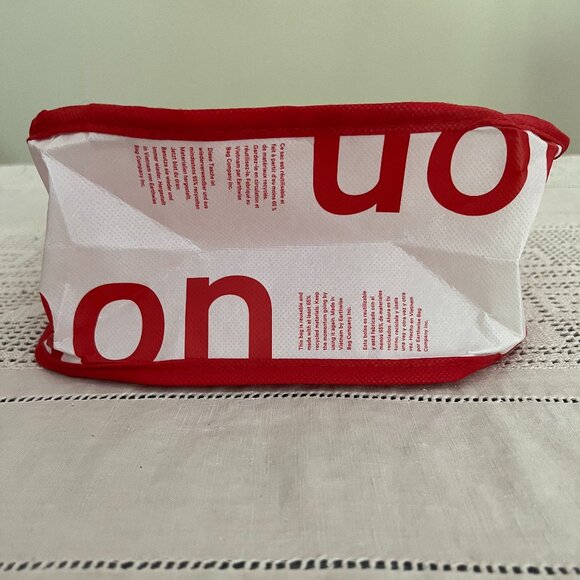 NEW Lululemon red & white small reusable tote bag - Picture 6 of 6